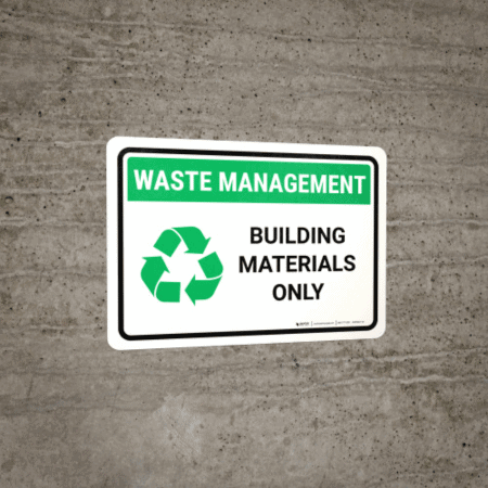 Waste Messaging Sign Hazardous Waste Business Sign | Waste Signs