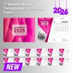 2026 Deskpad Calendar templates