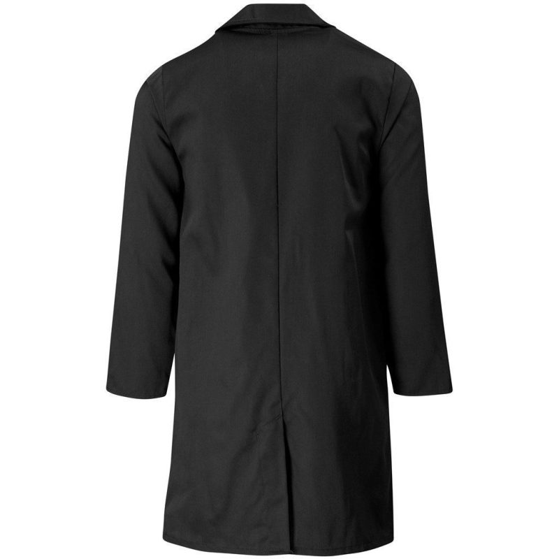 Prime Polycotton Dust Coat- Black