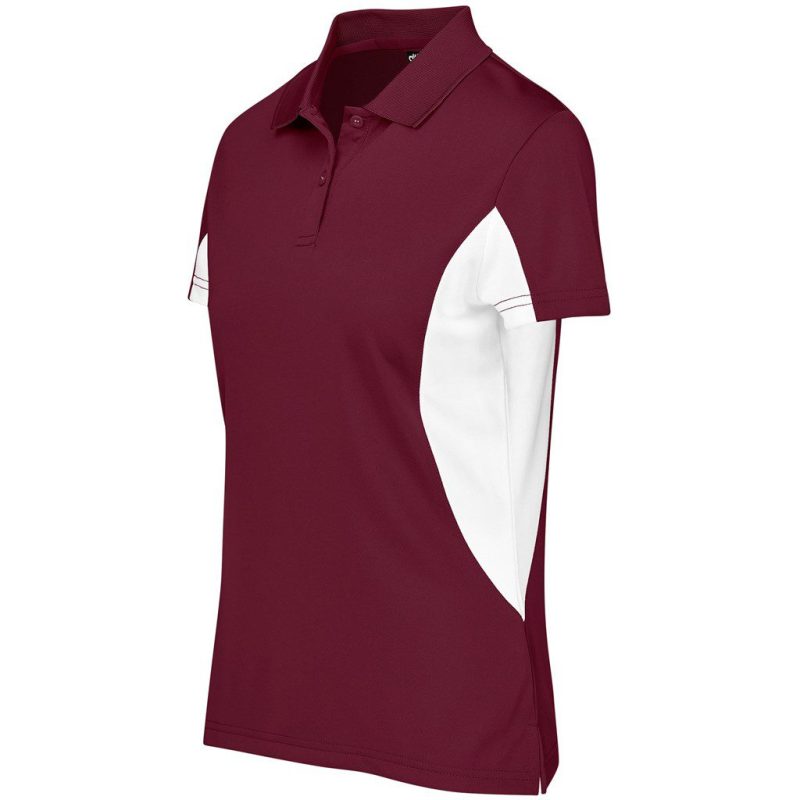 Ladies Championship Golf Shirt - Maroon- Maroon