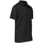 Mens Distinct Golf Shirt- Black