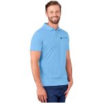 Mens Distinct Golf Shirt- Black
