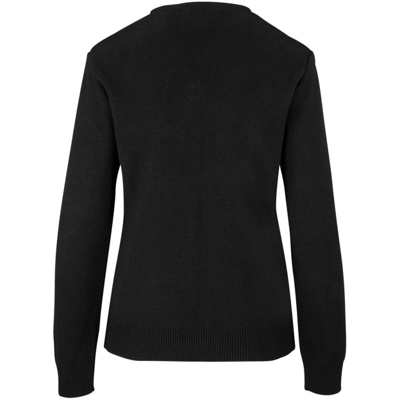 Ladies Heavyweight Ecuador V-Neck Jersey- Black