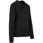 Mens Heavyweight Ecuador V-Neck Jersey- Black