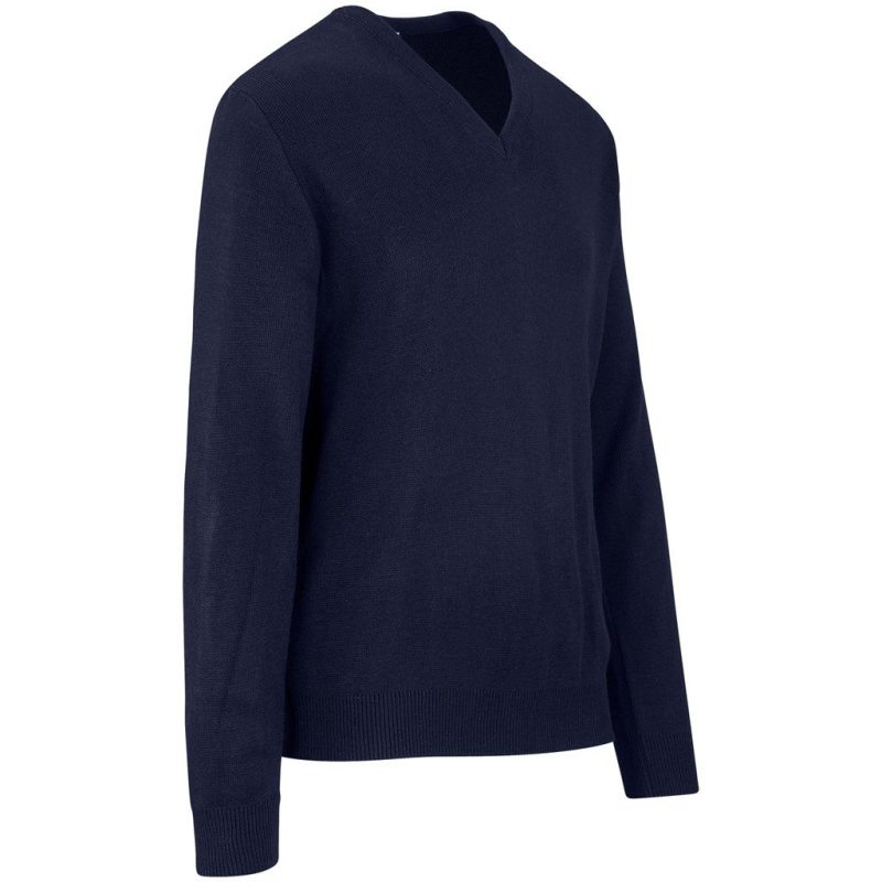 Mens Heavyweight Ecuador V-Neck Jersey- Black