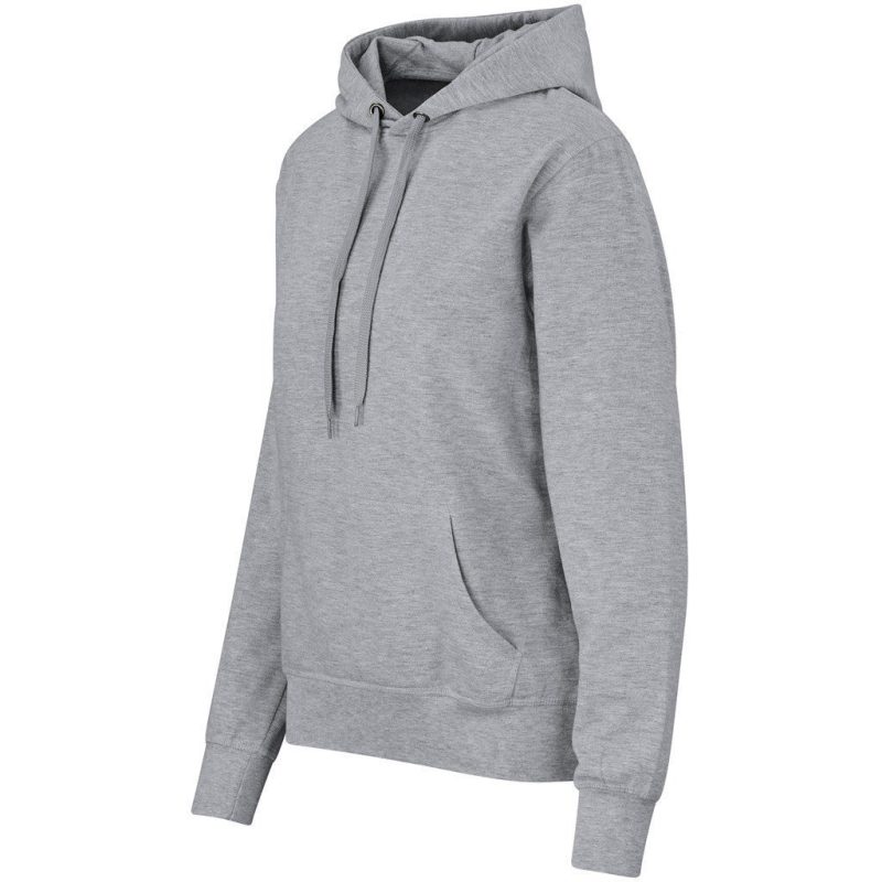 Ladies Essential Hooded Sweater- Black