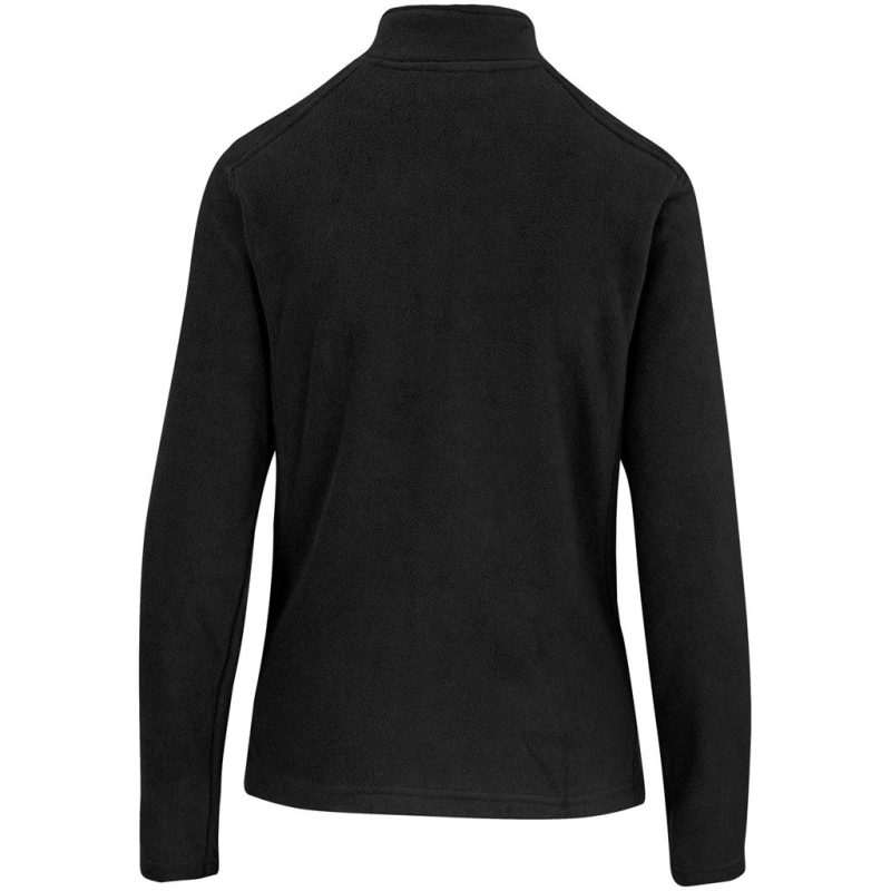 Ladies Oslo Micro Fleece Jacket- Black