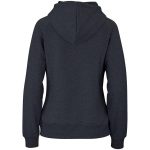 Ladies Harvard Heavyweight Hooded Sweater- Black