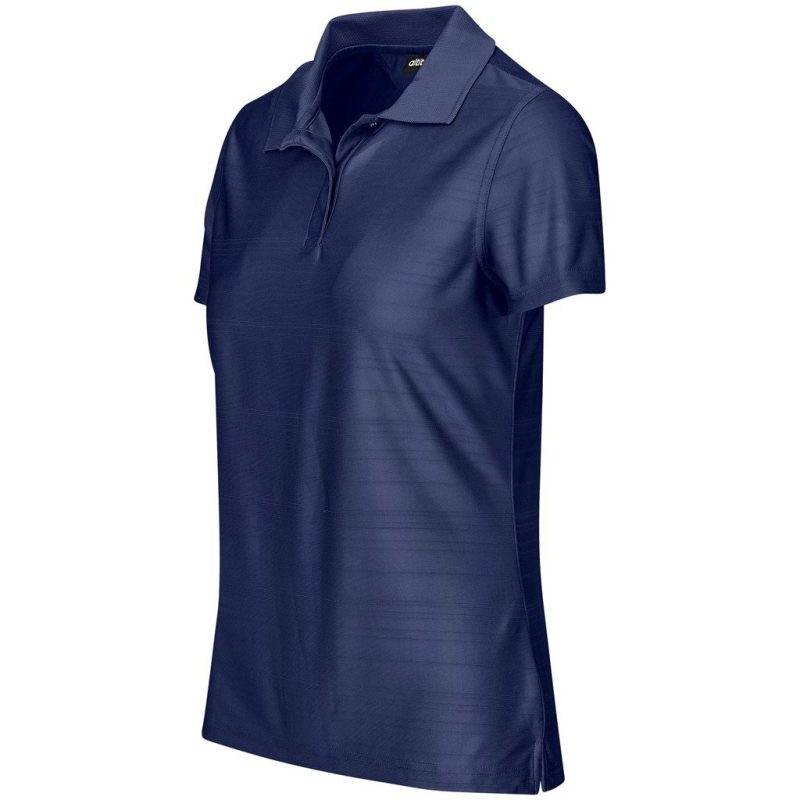 Ladies Milan Golf Shirt- Black