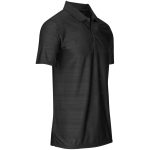 Mens Milan Golf Shirt- Black
