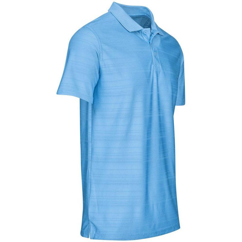 Mens Milan Golf Shirt- Black