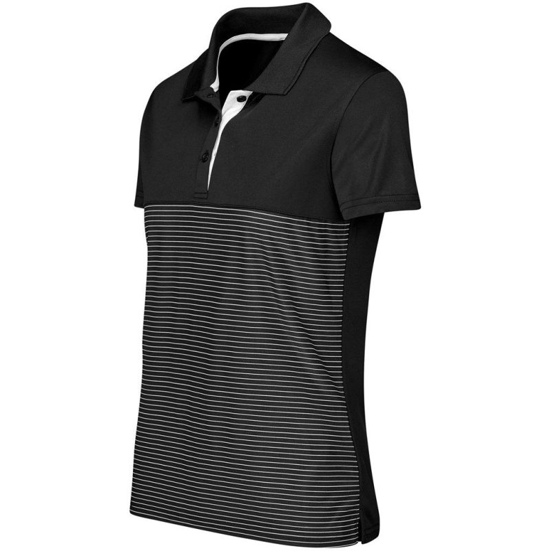 Ladies Maestro Golf Shirt- Black