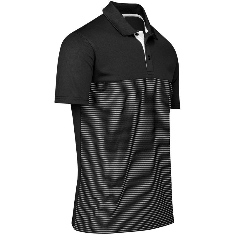 Mens Maestro Golf Shirt- Black