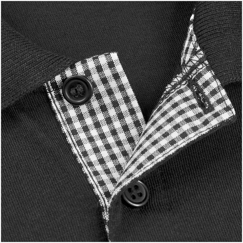 Mens New York Golf Shirt- Black