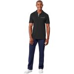 Mens New York Golf Shirt- Black