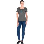 Ladies Oregon Melange T-Shirt- Charcoal