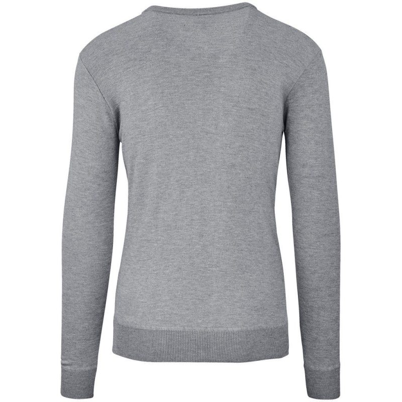 Mens Long Sleeve Peru V-Neck Jersey- Black