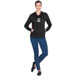 Ladies Physical Hooded Sweater- Black