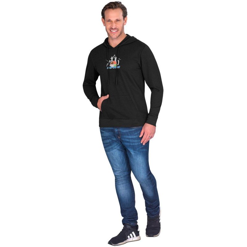 Mens Physical Hooded Sweater- Black