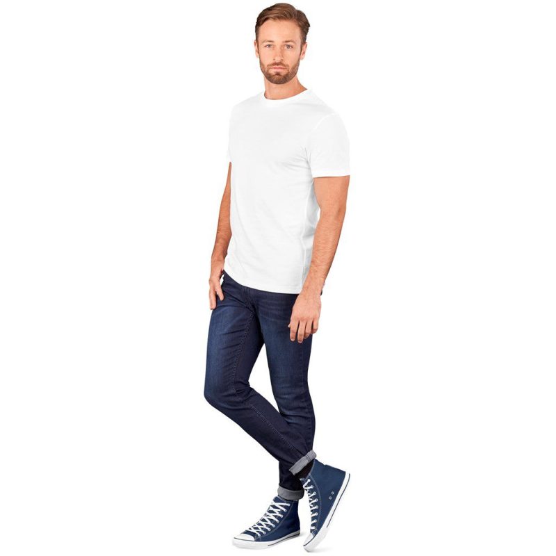 Unisex Retro High Top Canvas Sneaker- Black