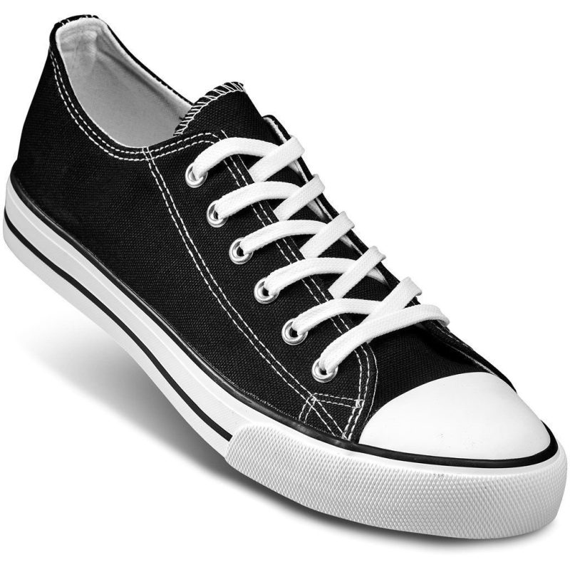 Unisex Trendi Canvas Sneaker- Black