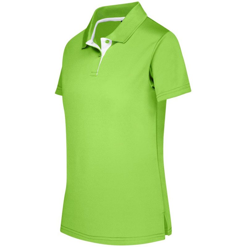 Ladies Tournament Golf Shirt- Black