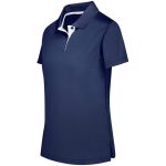 Ladies Tournament Golf Shirt- Black