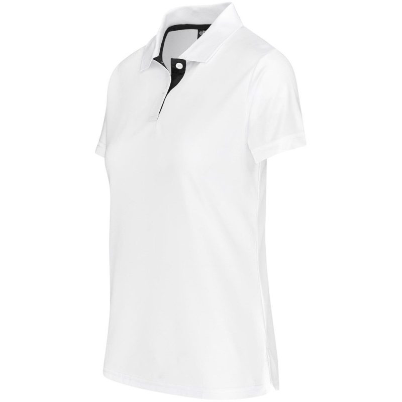 Ladies Tournament Golf Shirt- Black