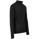 Mens 1/4 Zip Waverley Jersey- Black