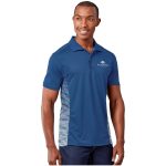 Mens Zeus Golf Shirt- Black