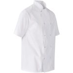 Unisex Short Sleeve Zest Chef Jacket- Black