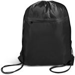 Northstar 210D Drawstring Bag- Black