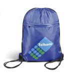 Northstar 210D Drawstring Bag- Black