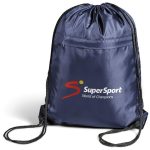 Northstar 210D Drawstring Bag- Black