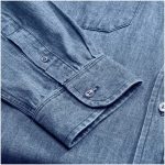 Mens Long Sleeve Eastwood Shirt- Blue