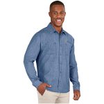 Mens Long Sleeve Eastwood Shirt- Blue