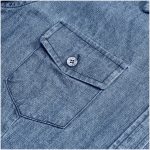 Ladies Long Sleeve Eastwood Shirt- Blue