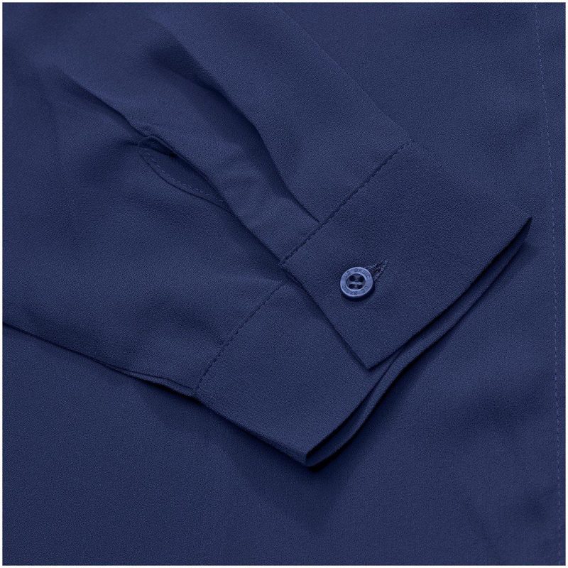 Ladies Short Sleeve Ava Blouse- Black