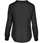 Ladies Long Sleeve Ava Blouse- Black