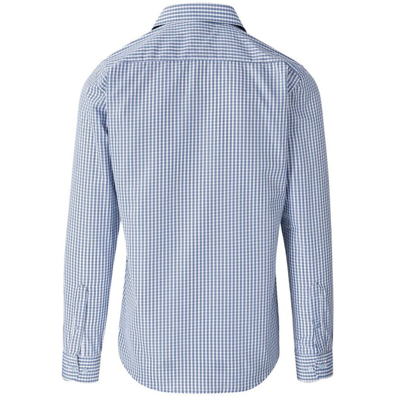 Mens Long Sleeve Kenton Shirt - Light Blue- Light Blue