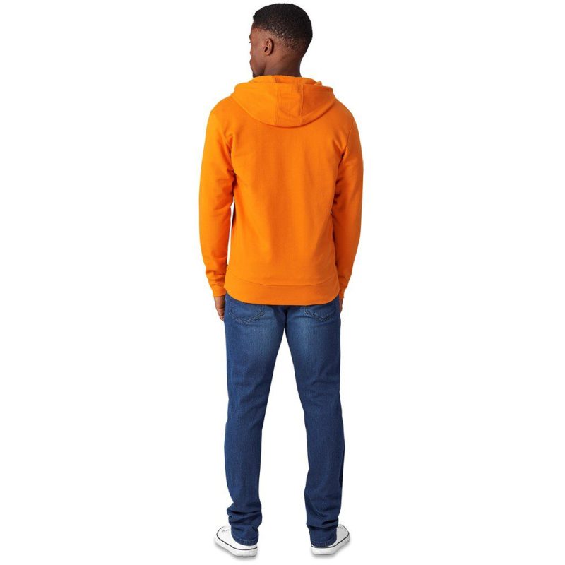 Mens Bravo Hooded Sweater  - Orange- Orange