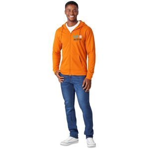 Mens Bravo Hooded Sweater  - Orange- Orange