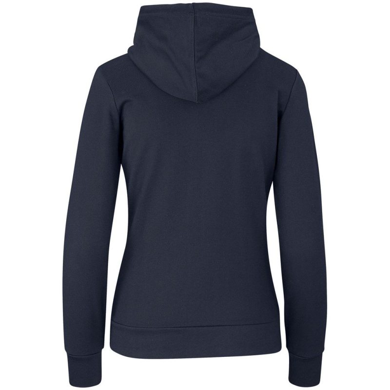 Ladies Bravo Hooded Sweater- Black