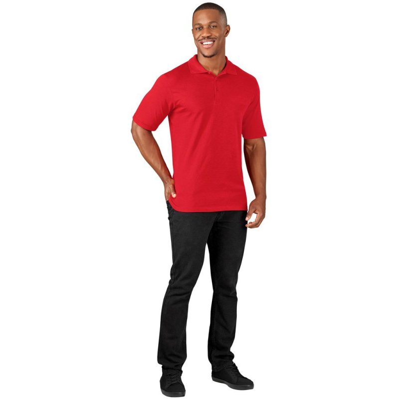 Mens Cardinal Golf Shirt- Black