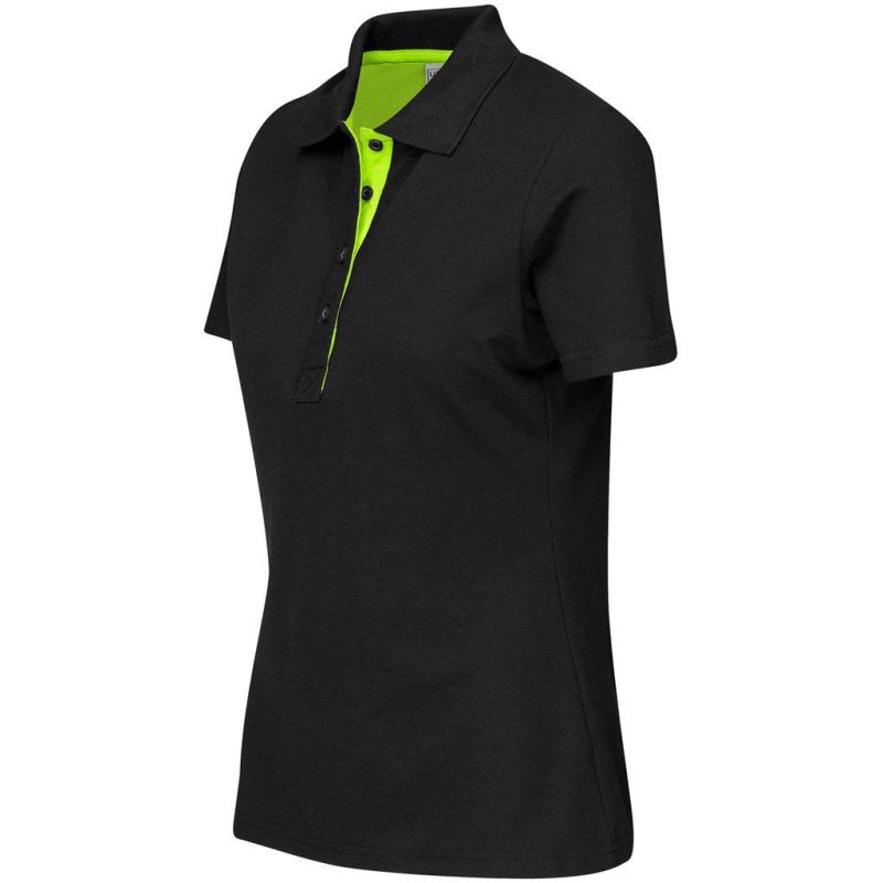 Ladies Solo Golf Shirt- Aqua