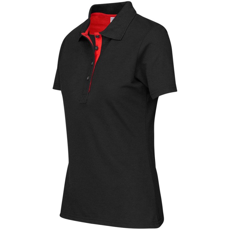 Ladies Solo Golf Shirt- Aqua