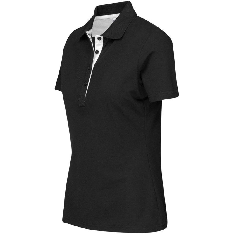 Ladies Solo Golf Shirt- Aqua