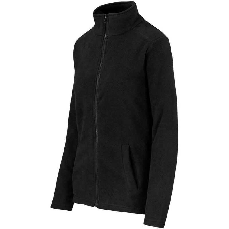 Ladies Yukon Micro Fleece Jacket- Black