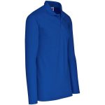 Mens Long Sleeve Elemental Golf Shirt- Aqua