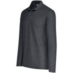 Mens Long Sleeve Elemental Golf Shirt- Aqua